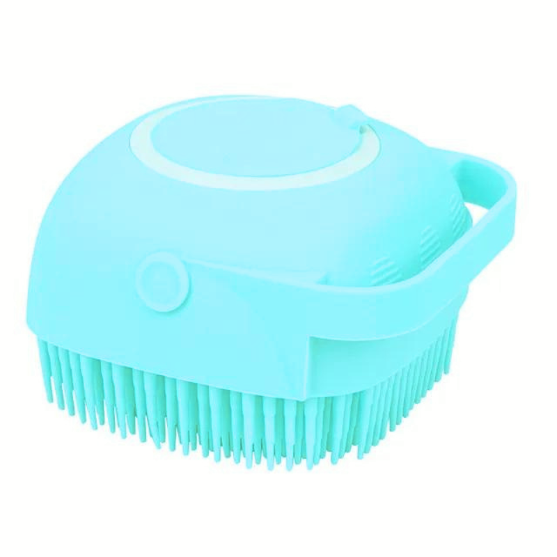 Blue Dog Bath Brush